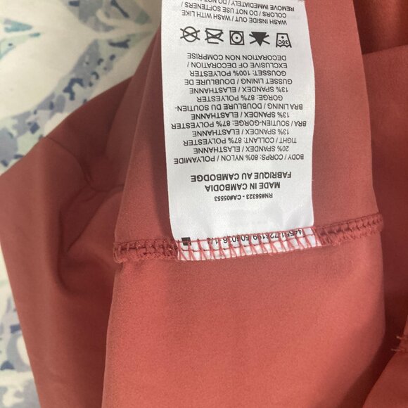 Nike Womens Bliss Luxe Exercise Tennis Dress w/ Built-in Bra/Shorts XS Pink - Picture 4 of 7